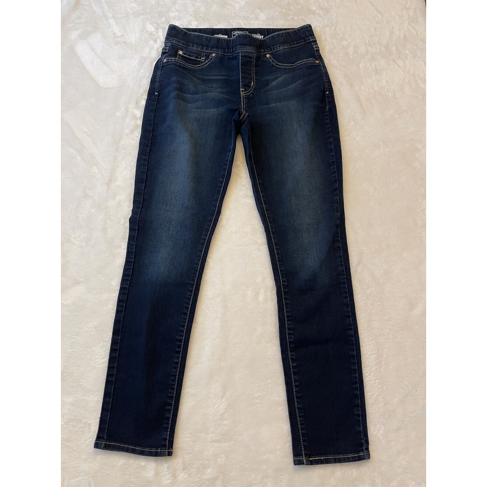 Signature Levi Strauss Gold Label Totally Shaping Pull-On Skinny Jeans Dark 8M